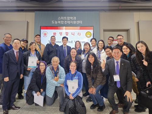 하와이 교육국 산하 방문단, 중부대학교에서 스마트팜 설비 견학