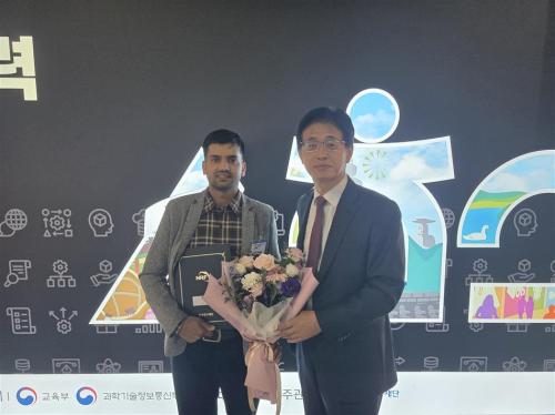 스마트팜학과 샴부 루이텔 학생, RISE 외국인 유학생 일경험 Story 경진대회 &lsquo;최우수상&rsquo; 수상