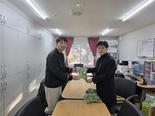 중부대학교 스마트팜학과, 다솜 장애인거주시설에 연말 기부 진행