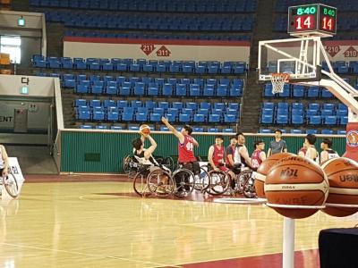 특수체육교육과 20학번을 위한 소개(휠체어 농구 대회)