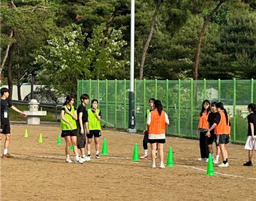 특수체육교육과 중부체전 계주 본선