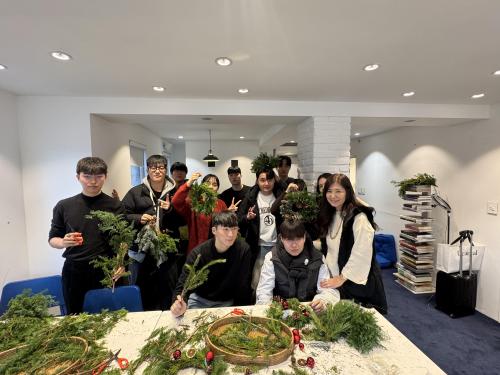 	중부대학교 호텔경영(비즈니스)전공 호텔 공간 디자인 트랜트 특강 및 플라워 실습