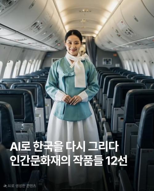 AI로 한국을 다시 그리다 인간문화재의 작품들 12선