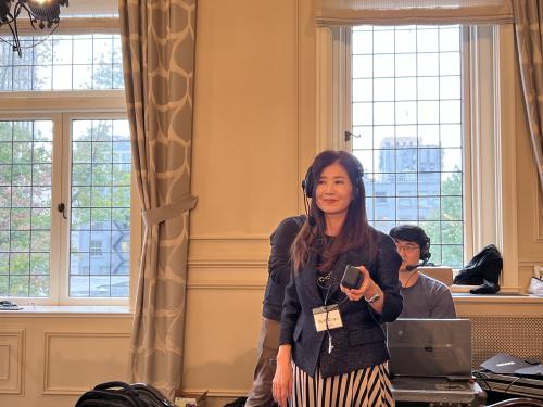 서울시 문화도시 위원 자문회의에 참석한 호텔비즈니스전공 전공주임 이*리 교수