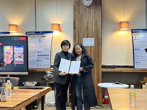 유학생 춤 부분 우수상 수상