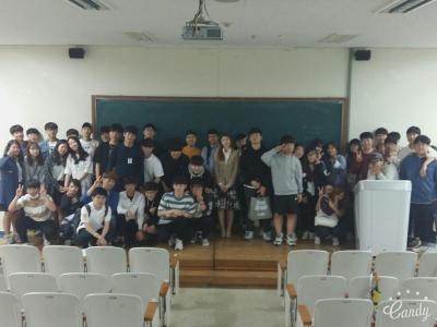 2016년도 사회복지학과 졸업선배 초청 강연 사진입니다.