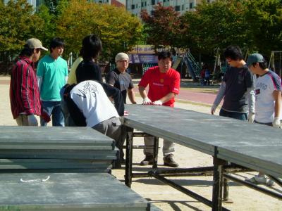 한밭-무대설치하는모습