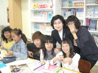 남포초등학교에서의 