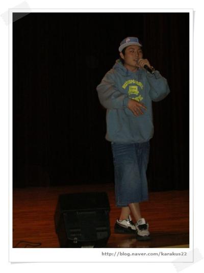 문정인의 밤 행사 중