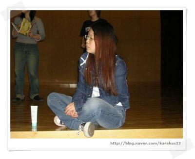 문정인의 밤 행사 중