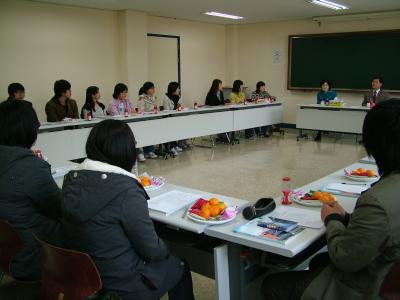 교수님과의 간담회