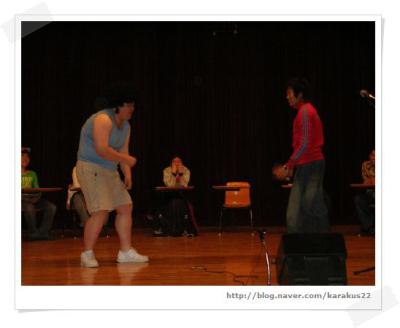 문정인의 밤 행사 중