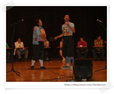 문정인의 밤 행사 중