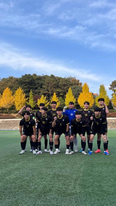 충청남도 대학스포츠대제전 축구대회 흑풍동아리 3위 1