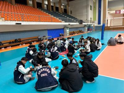 2025년 웨이트실 및 학과사무실 정리 후 식사