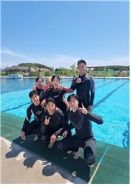 해양레저스포츠 수업 진행