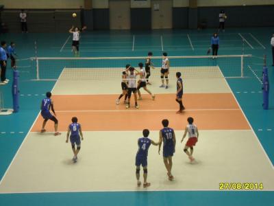 배구 시합 (중부대 VS 인하대)