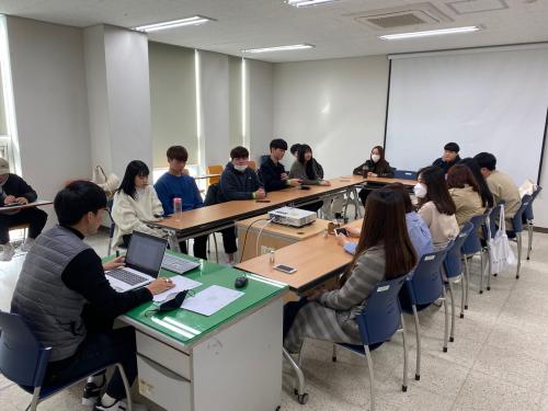 2020학년도 국제통상학과 임원진 회의 2