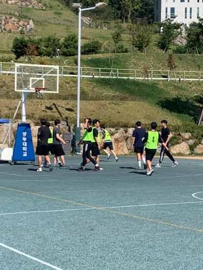 2019년 체육대회 행사 농구 준결승 5