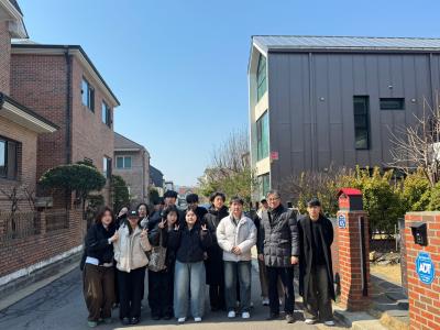 2025-1학기 건축설계1 현장견학 진행