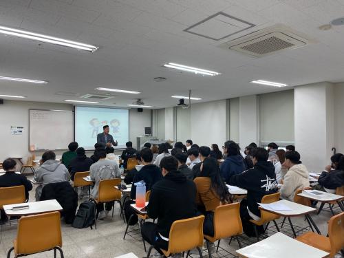 2023학년도 1학년 전공탐색과 기업가정신 특강 진행