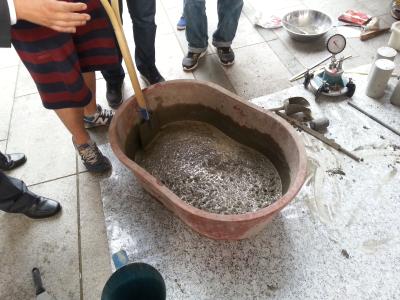 2013년도 콘크리트 타설