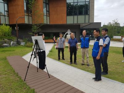 수원시 푸른샘 도서관 설계자문 실시(서경화 교수)