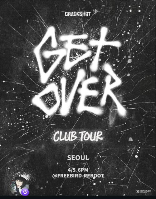 중부대 휴먼텍 대학원 실용음악학 전공, 록밴드 "크랙샷" 보컬 빈센트 신곡 "GET OVER" 발매 기념 전국 클럽투어 성료!