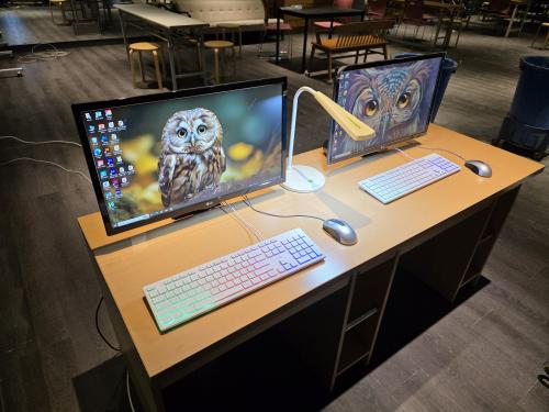 211호 옆 휴게실 PC설치