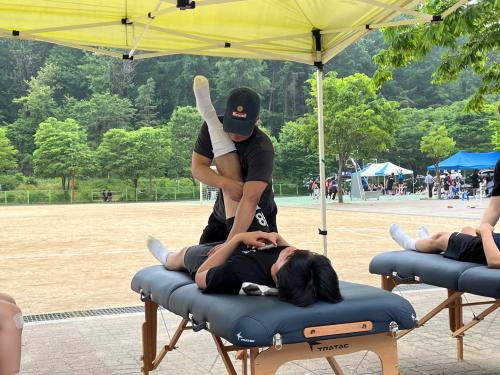 2025.05.22(목) 체육대회 마시지&전기치료 부스