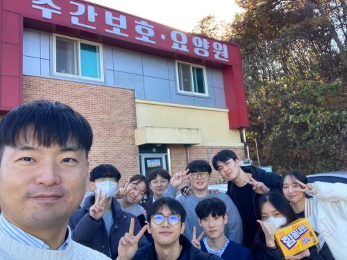 전공 연계 발목테이핑 및 노인 기초 신체 검사 봉사활동